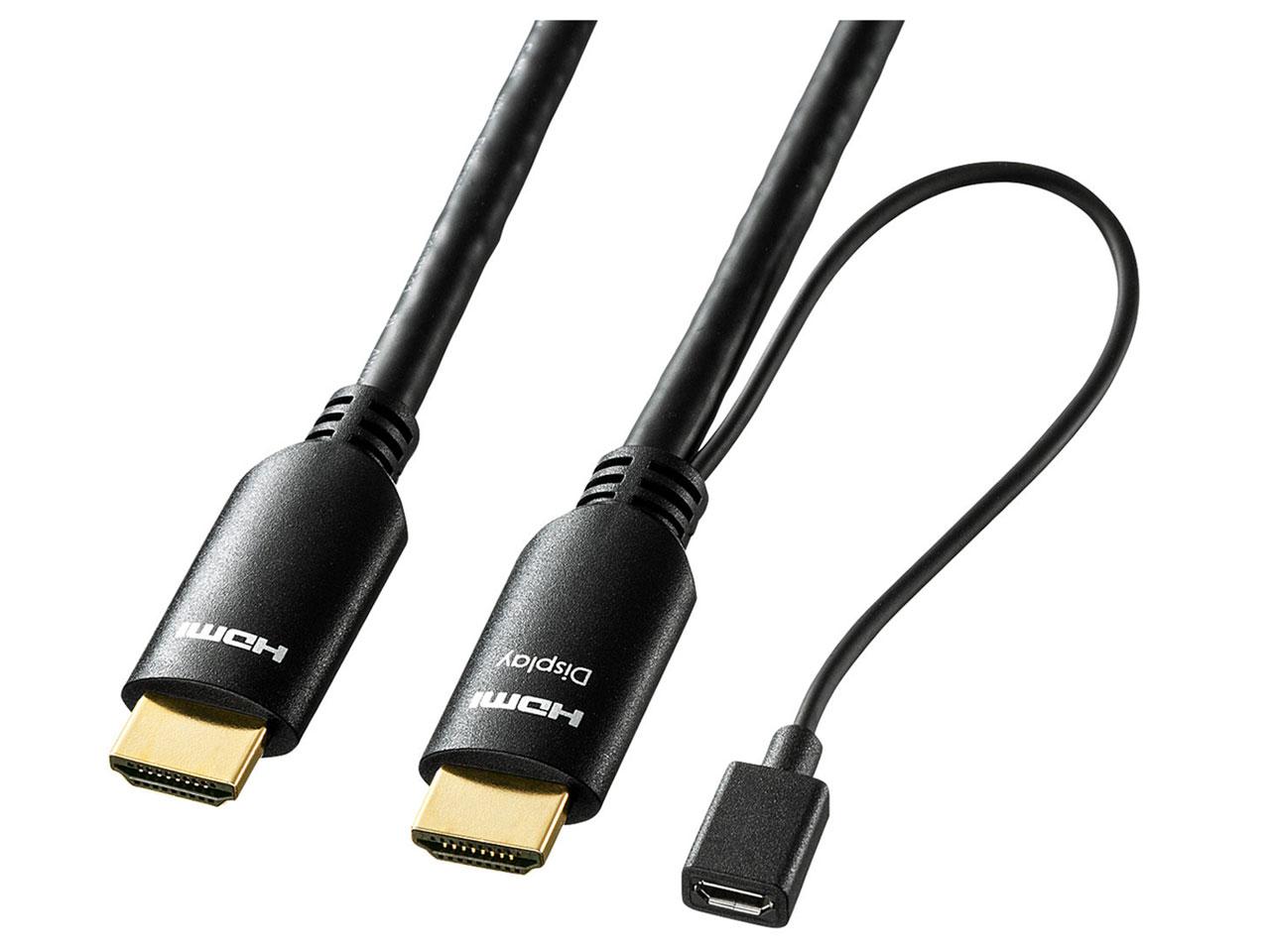 SANWASUPPLY サンワサプライ HDMIアクティブケーブル(4K/60Hz対応）　15m　品番：KM-HD20-APR150L