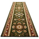 ファミリー・ライフ 抗菌・防臭加工アラベスク柄廊下敷 グリーン 80*700cm(1枚入)(3)