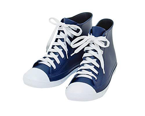 (丸和貿易)オーセンティック ハイカットレインスニーカー (S) ネイビー (400866001)
