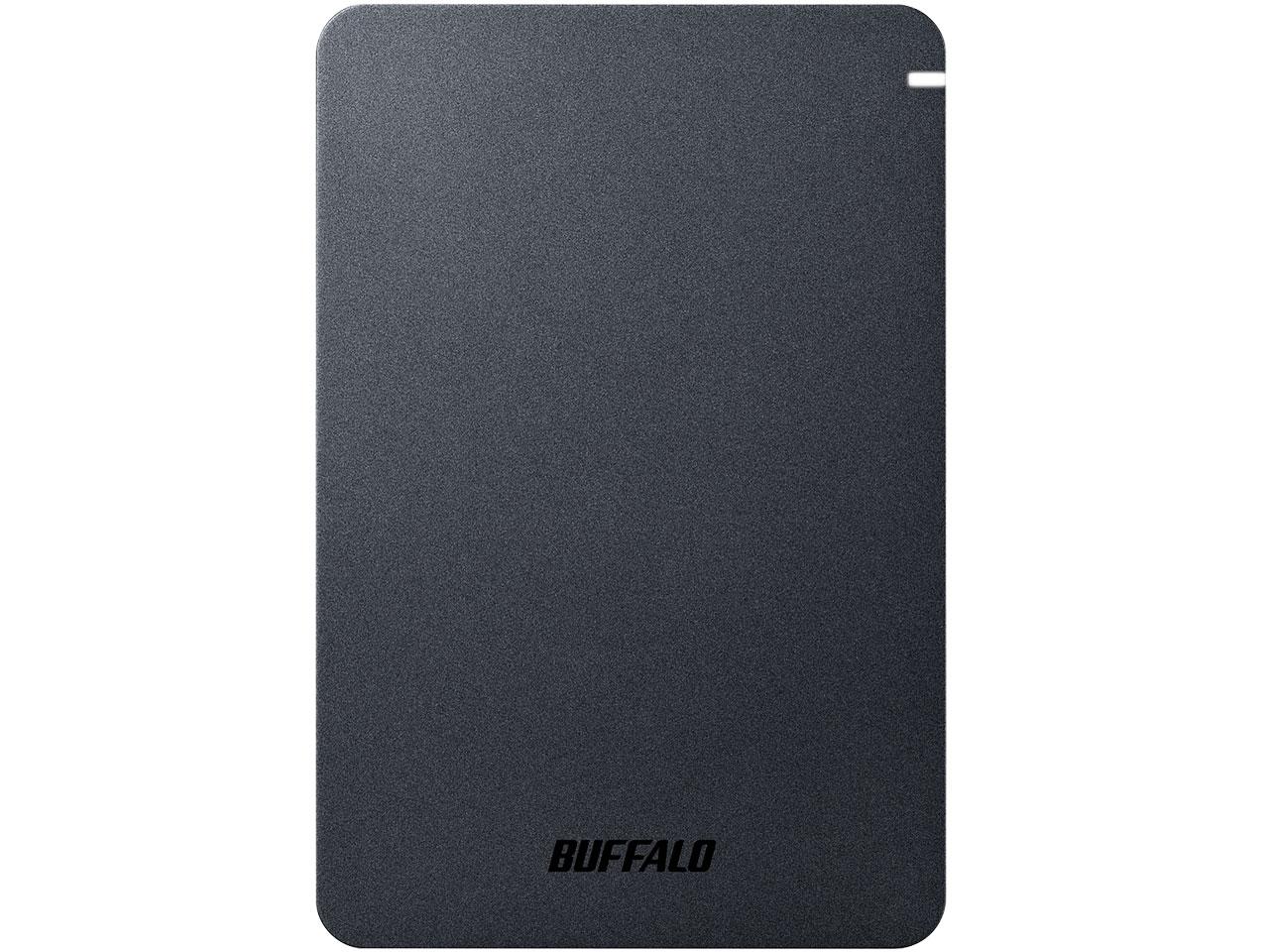 BUFFALO バッファロー USB3.1 Gen.1 対応 耐衝撃ポータブルHDD 4TB ブラック HD-PGF4.0U3-GBKA 