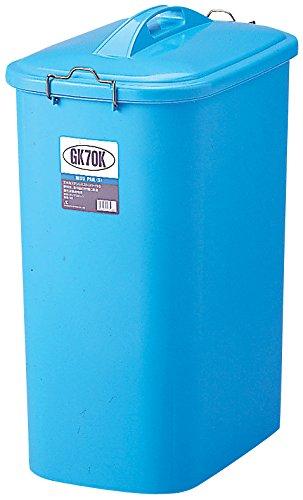 RISU リス リス『丈夫な角型ゴミ容器』 GK容器長角70型本体 ブルー