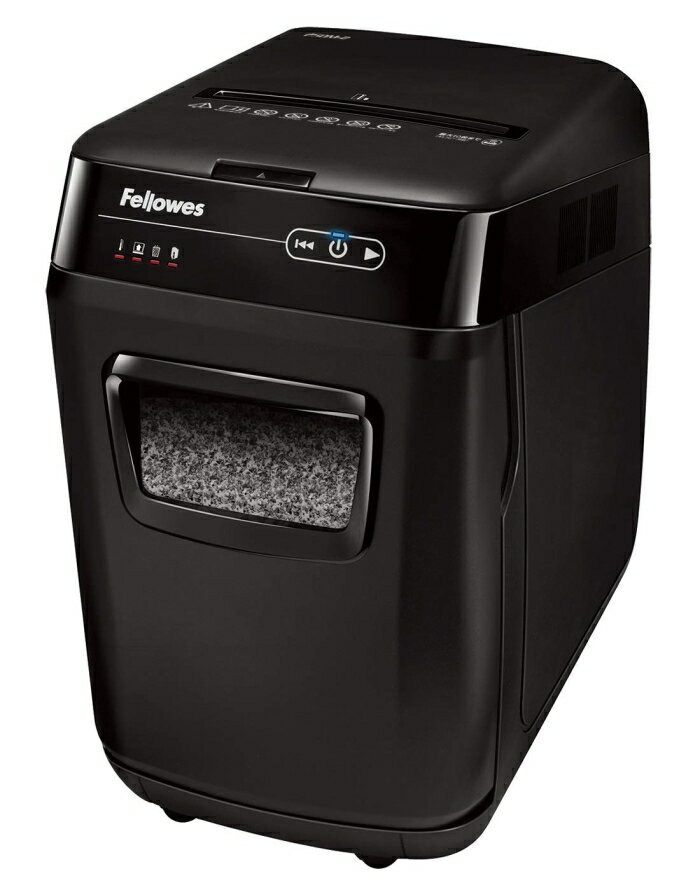 Fellowes 250M-2 AutoMax 電動シュレッダー マイクロカット 最大幅:A4 最大枚数:10枚以下 31L～40L ブラック