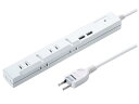 SANWASUPPLY サンワサプライ スリムタップUSB充電機能付き TAP-SLIM5U-2