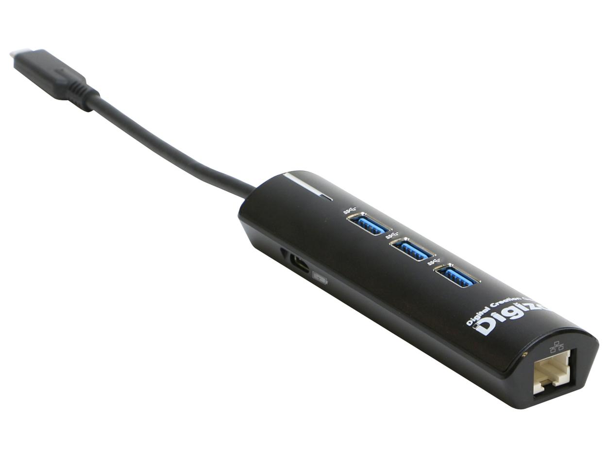 プリンストン Digizo USB3.1 TypeCドッキングステーションミニ(LAN/ブラック)(PUD-PDC3LBKA)