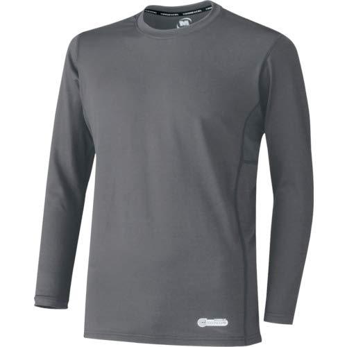 Rakuten - ミドリ安全 ベルデクセル 男女共用 長袖クールコアTシャツ VEC211上 グレー L