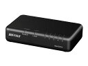 BUFFALO バッファロー Giga 5ポート スイッチングハブ 電源外付け プラスチック筐体 マグネット付 ブラック(LSW6-GT-5EP/BK)(2)