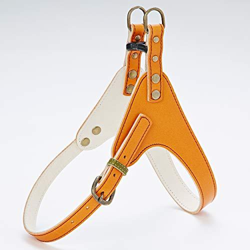 ペティオ アンティークレザースタイル ハーネスXSキャメル