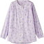 ケアファッション 大きめボタンパジャマ(上衣) 婦人用 パープル Lサイズ 39921-12 1着