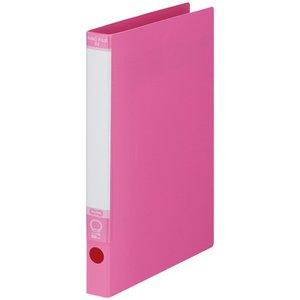オリジナル TANOSEE ワンタッチ開閉Oリングファイル A4タテ 2穴 170枚収容 背幅29mm ピンク 1冊