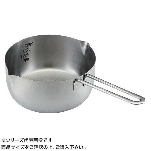 KANDA カンダ 18-0雪平鍋（共柄ハンドル）18cm　IH対応 019172 1個