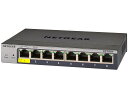 NETGEAR ネットギア GS108T ギガビット8ポートPoE受電対応 スマートスイッチ Insight対応(GS108T-300JPS)
