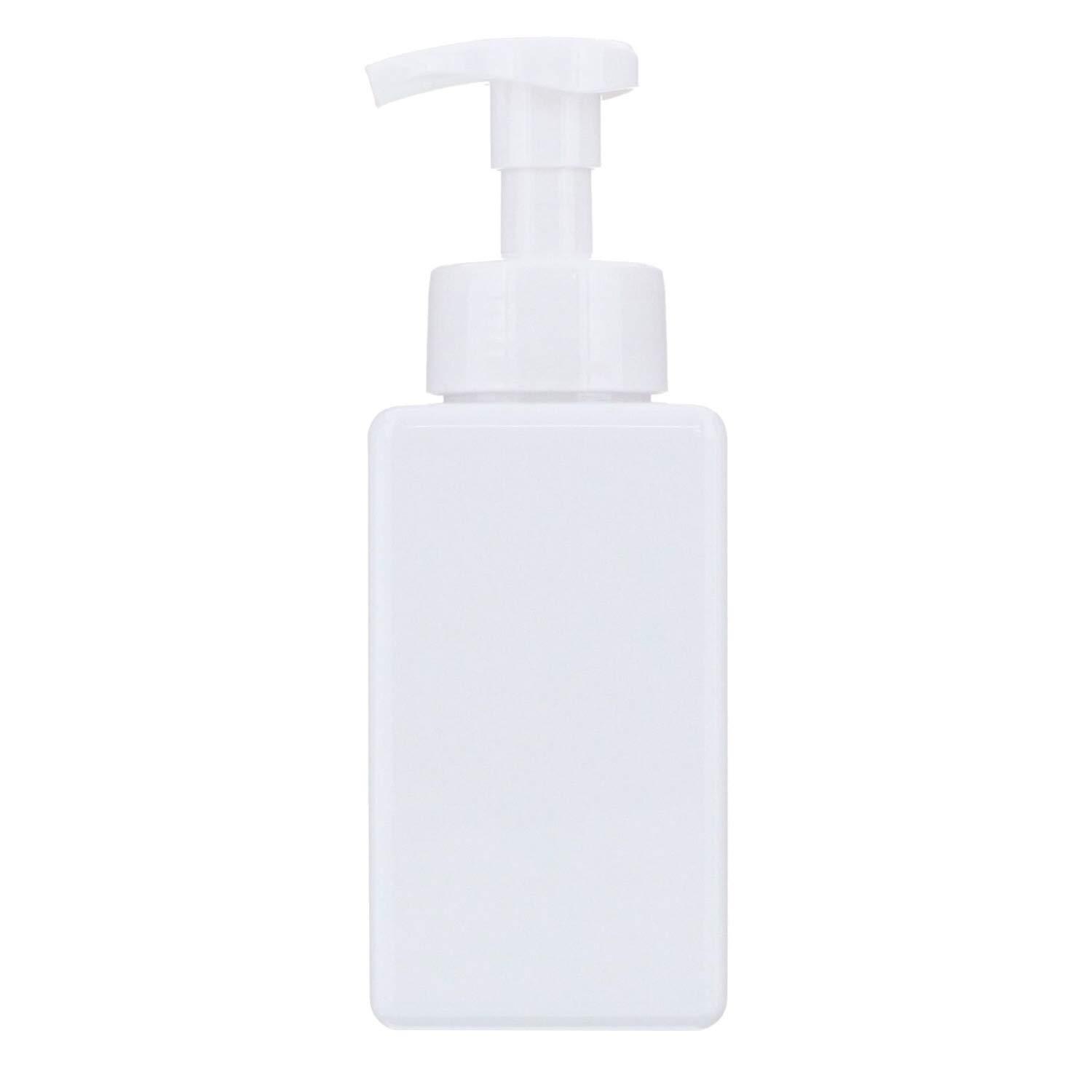 中山福 ディスペンサー 450ml ホワイト ネトヨン・レ スクエア 泡 ボトル ND-4372