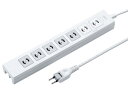 SANWASUPPLY サンワサプライ 電源タップ 2P・7個口 2m TAP-F27-2KP(TAP-F27-2KP)
