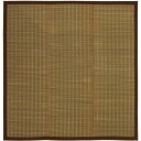 HAGIHARA 萩原 い草コンパクトラグ(裏貼り) 仙名(せんな) 約180×180cm ベージュ 81848410 (1353455)