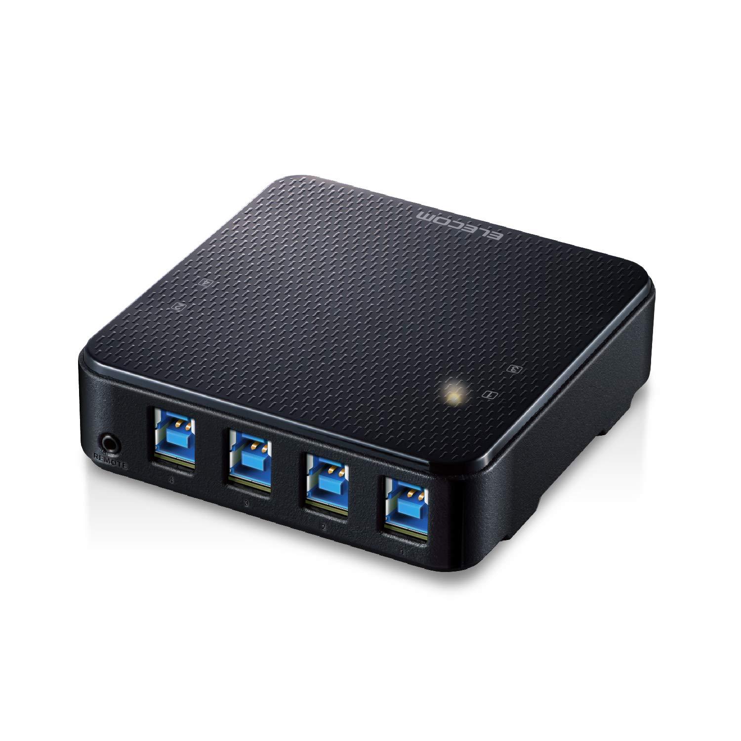 ELECOM 쥳 USBش/USB3.0/PC¦4ݡ/³4ݡ/긵å/֥å(U3SW-T4)