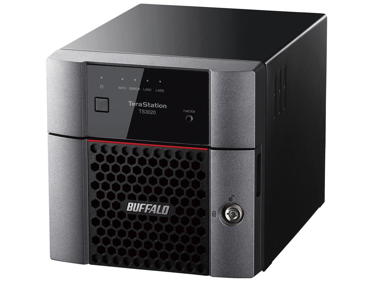 BUFFALO バッファロー TeraStation TS3020シリーズ 2ベイデスクトップ 6TB(TS3220DN0602)