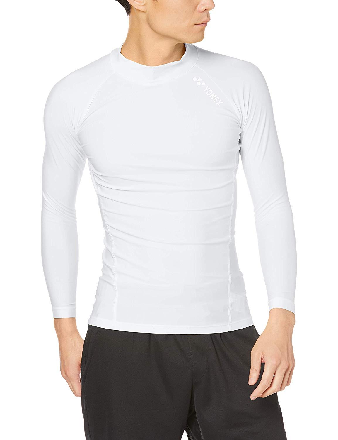 YONEX ヨネックス ユニハイネックナガソデシャツ (STBF1015) [色 : ホワイト] [サイズ : S]