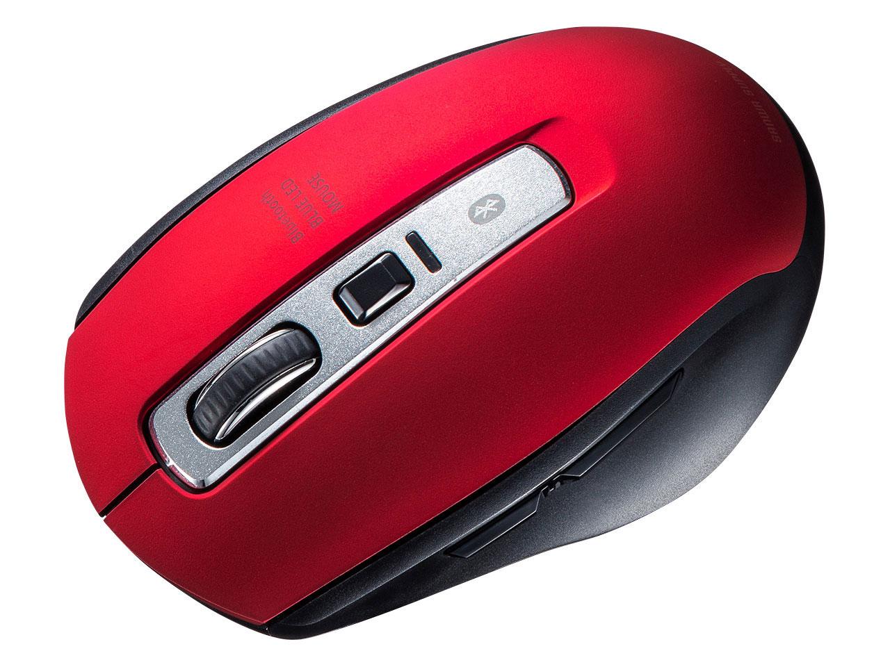 SANWASUPPLY サンワサプライ Bluetooth 5.0 ブルーLEDマウス MA-BTBL162R