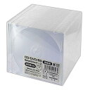 HI DISC ML-CD05S25PCR CD/DVDケース 5mmスリムケース クリア 25枚パック