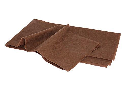 フィフティ・ヴィジョナリー ディスポ診察台カバー薄手(折畳みタイプ)ブラウン 80×180cm 20枚 63-1242-35