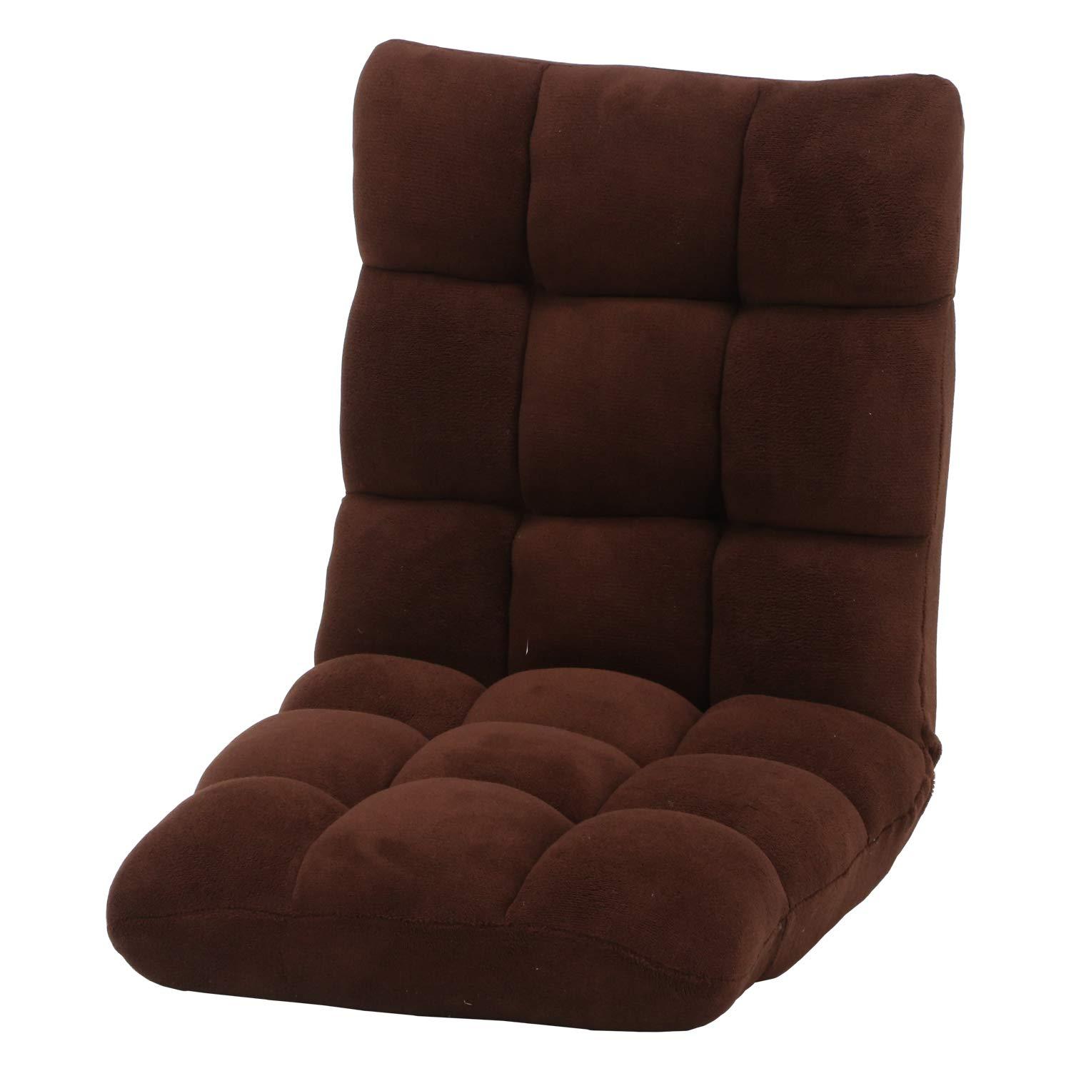 Legless Chairs - 不二貿易 ふわもこ　フロアチェア　BR　0193Z　品番：38146　北海道、沖縄、離島配送不可