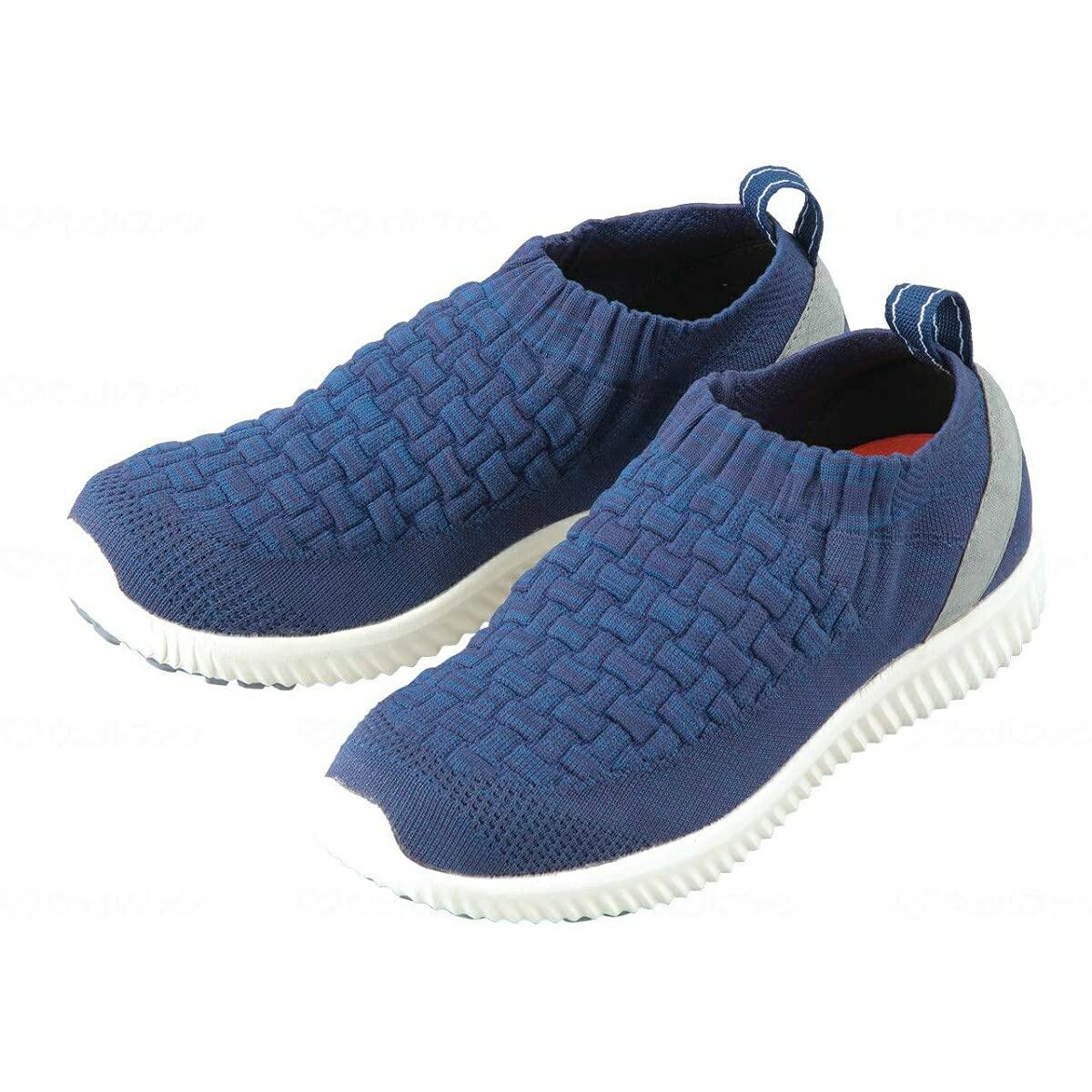 マリアンヌ SaiSai ストレッチニットスニーカー ネイビー S（220～225mm） WG140 1足