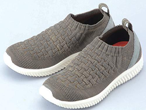 マリアンヌ SaiSai ストレッチニットスニーカー カーキ 3L（260～265mm） WG140 1足