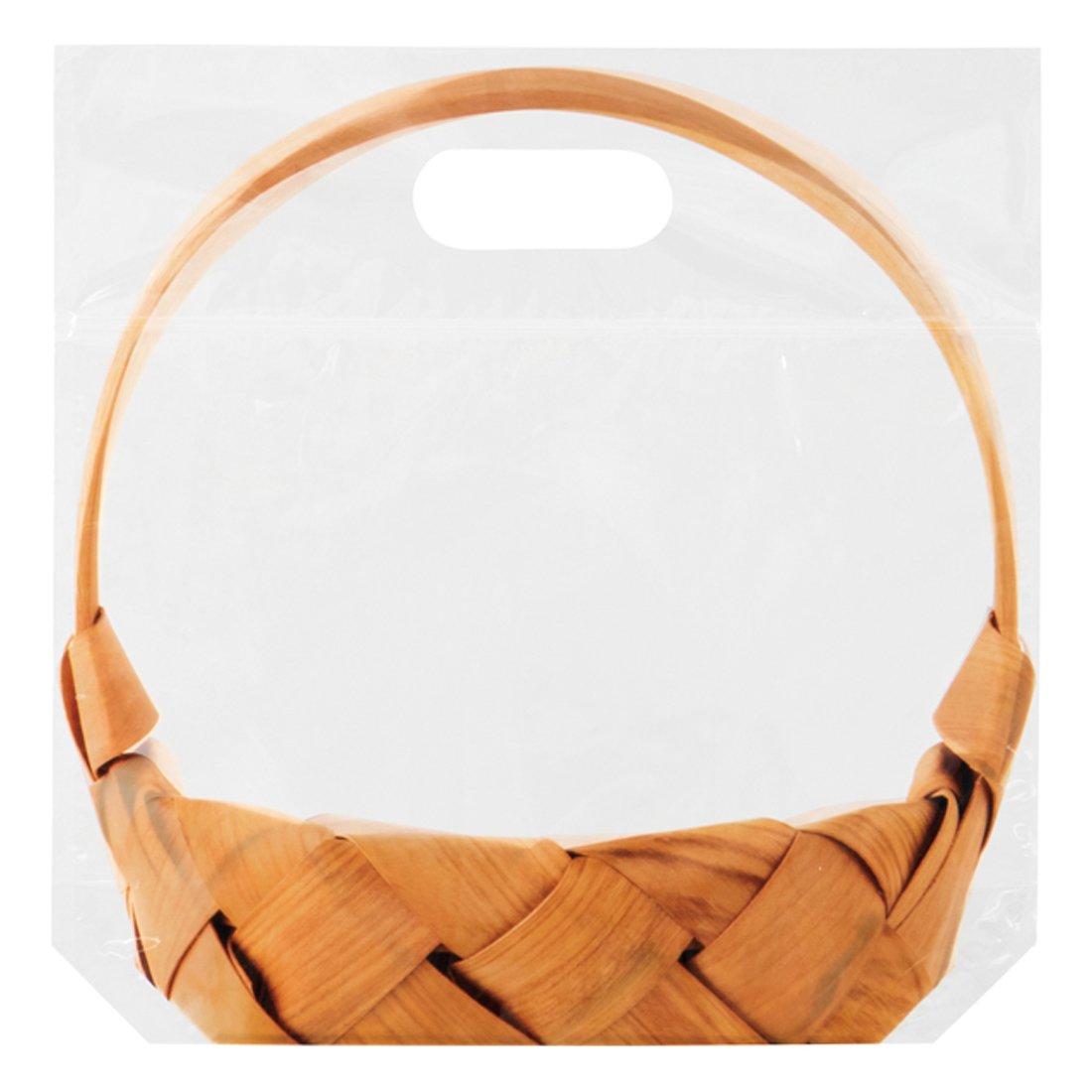 3178555 ヘッズ フォトプリントジップ付バッグ カゴ S PPK-ZS