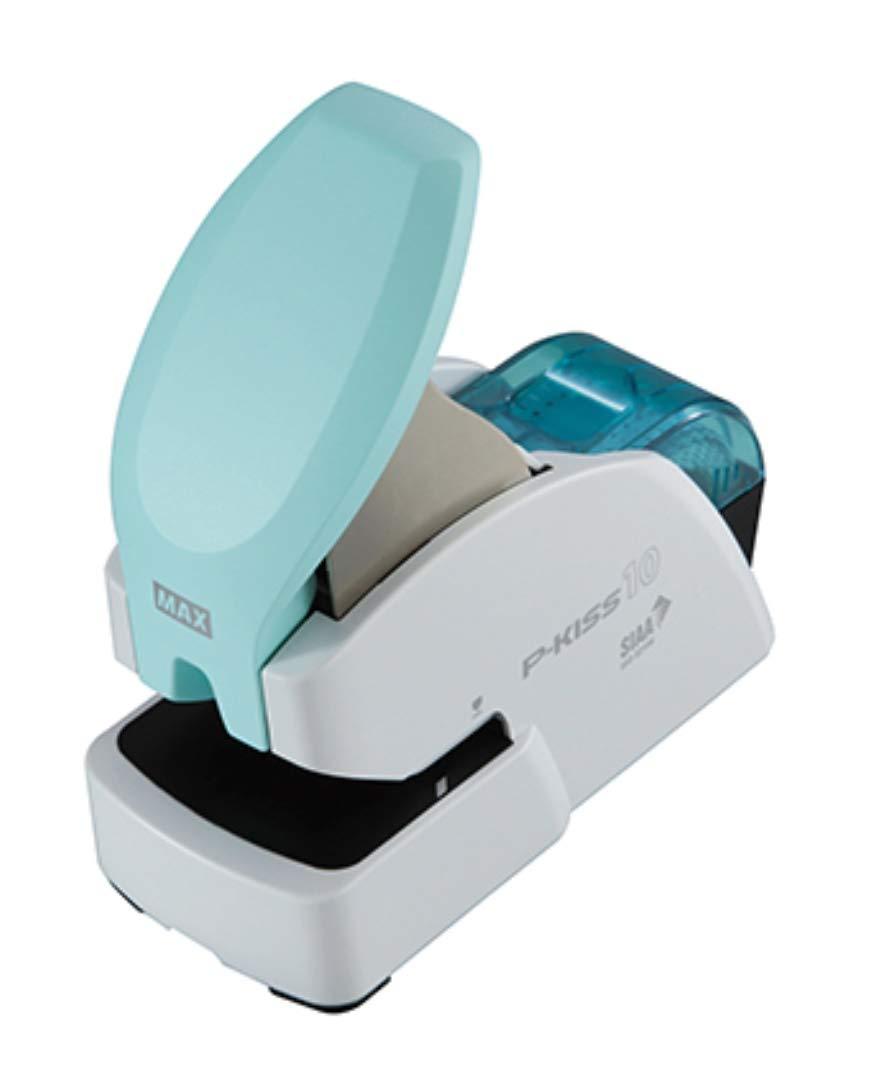 MAX 3180589 マックス 紙針ホッチキス P-KISS10 抗菌モデル 10枚とじ ホワイト PH10DS/AB