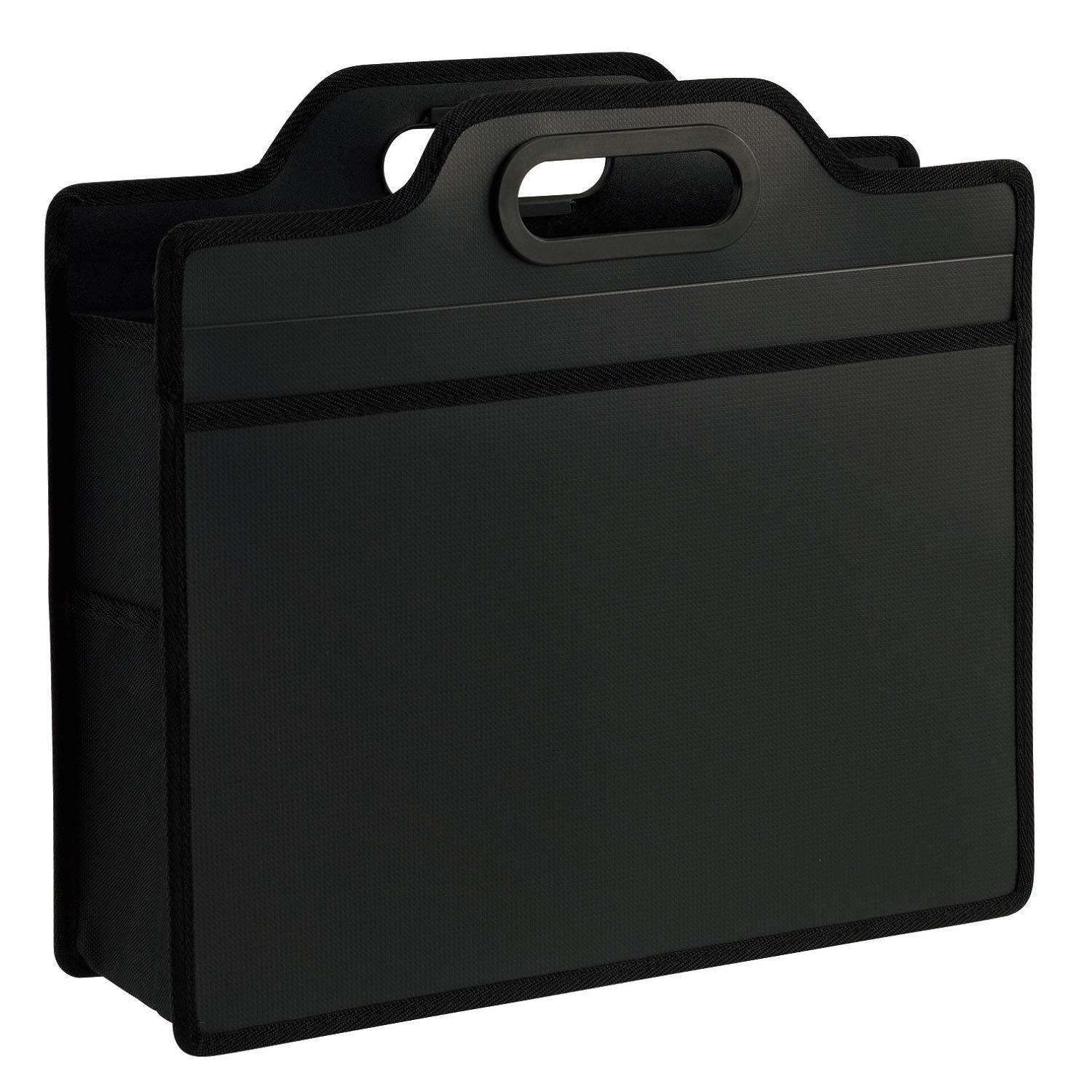 3181258 ライオン事務器 オフィスキャリングバッグ(ビジカル) タテ330×ヨコ365×厚さ110mm ブラック BK-353B