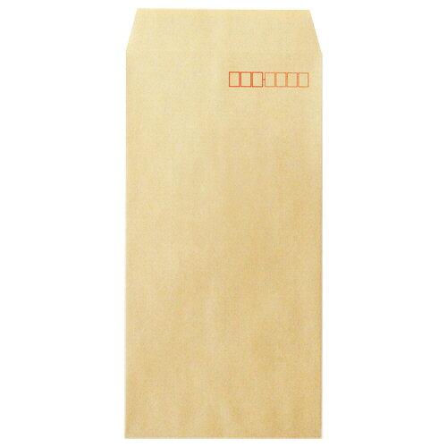 3175400 今村紙工 透けないクラフト封筒 裏地紋付 長3 テープなし KFN3-100