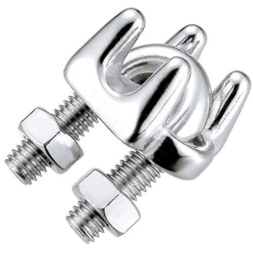 浅野金属工業 ワイヤークリップSUS304 サイズ:16