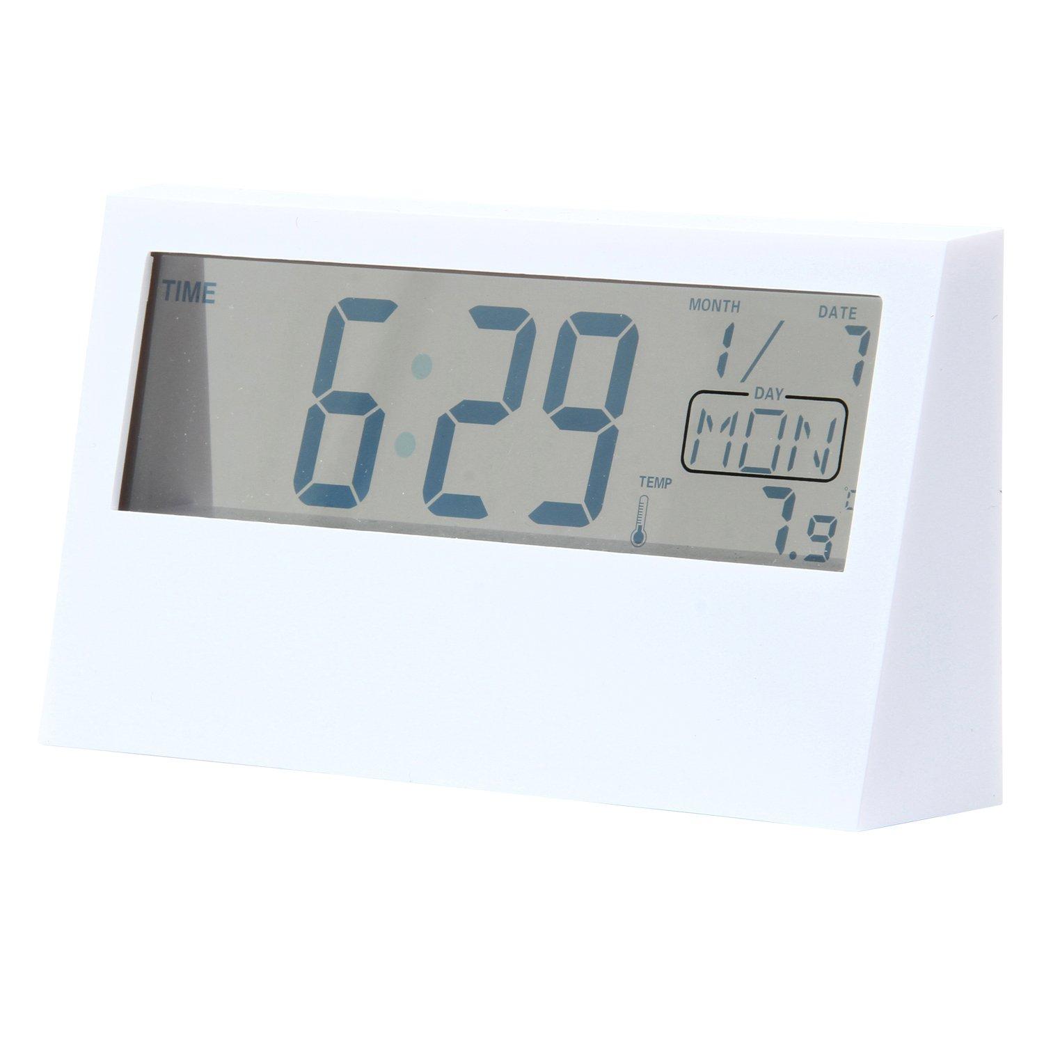 不二貿易 置時計デジタル クリア WH 北海道、沖縄、離島配送不可