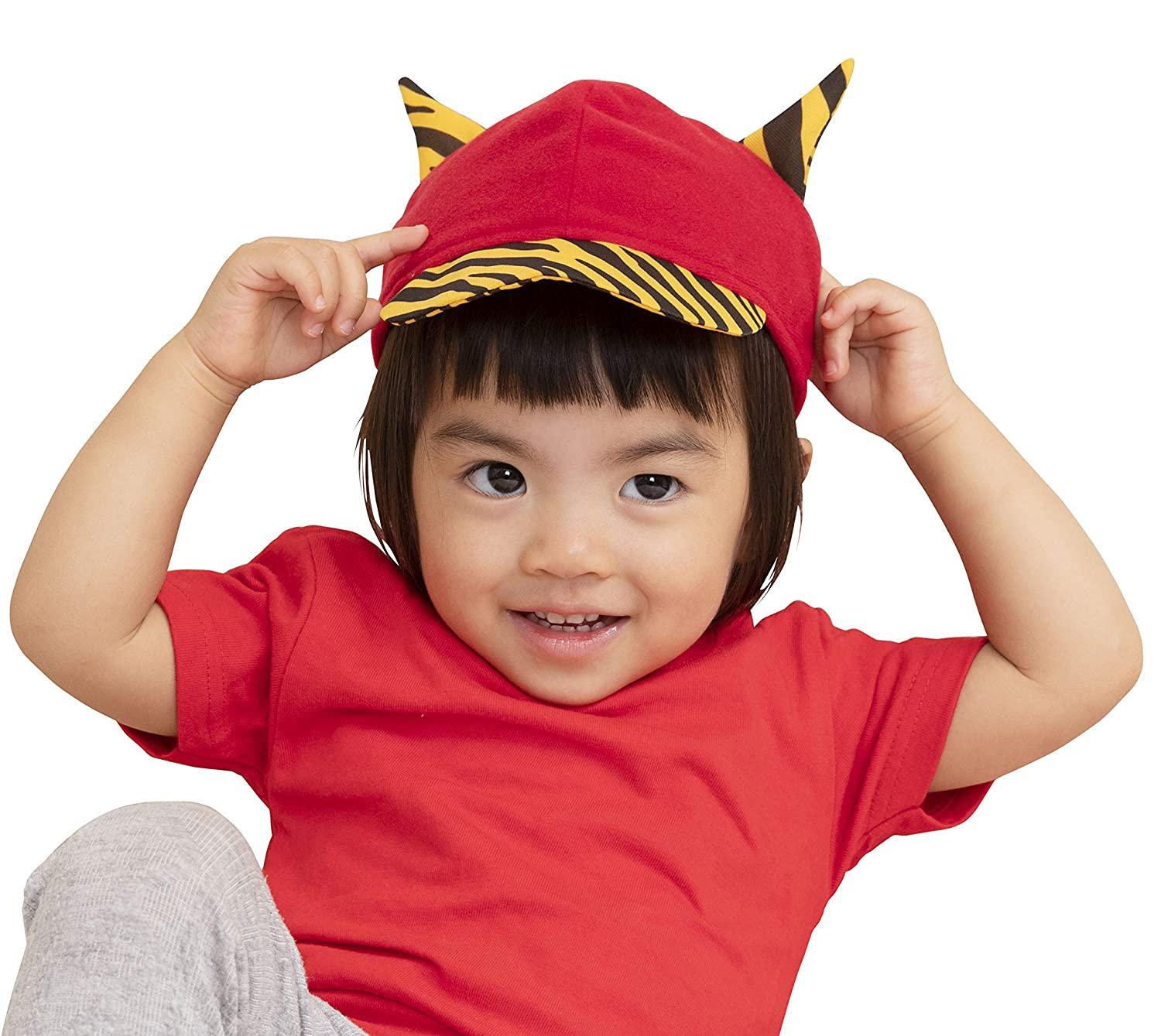 クリアストーン 赤鬼キャップ ベビー