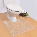 三愛繊維(San-Ai-Sen-I) ターキッシュシャギー トイレマット 60×65cm ベージュ (1473602)(4)