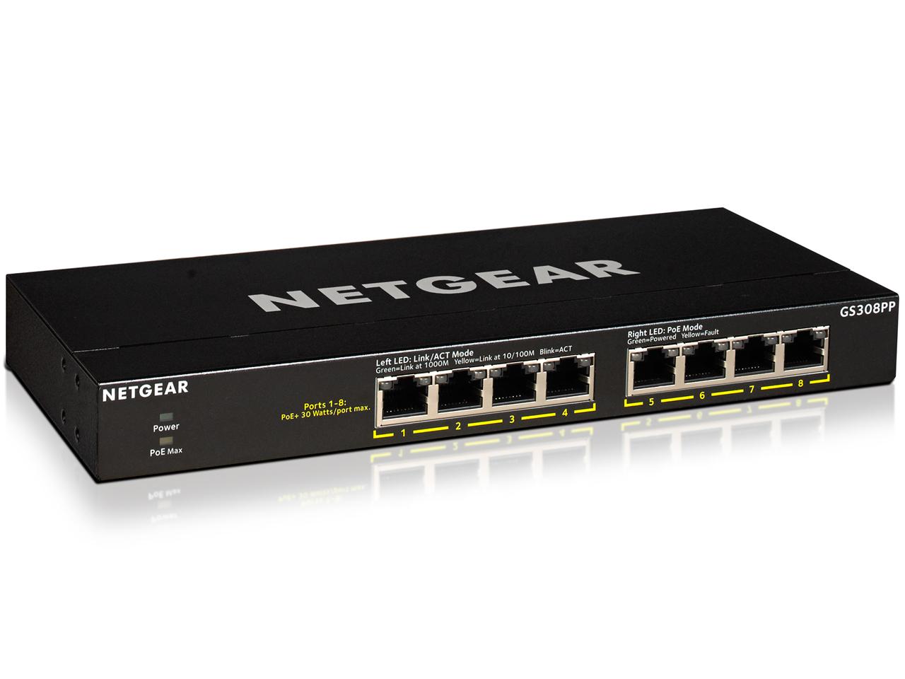 NETGEAR ネットギア GS308PP-100AJS