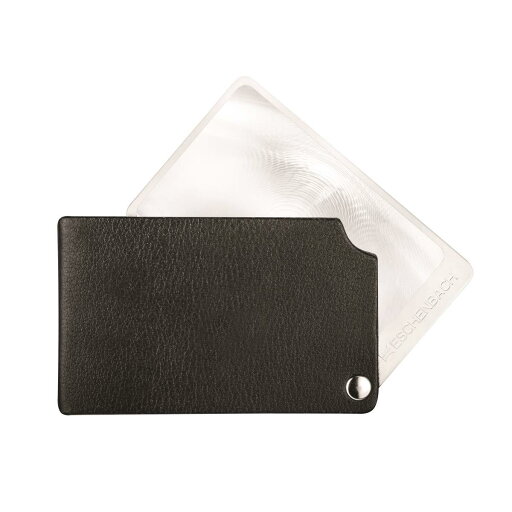エッシェンバッハ viso POCKET(ヴィゾポケット) カード型ルーペ 革ケース付 ブラック 2.5倍 1721-56 (1348513) エッシェンバッハ viso POCKET(ヴィゾポケット) カード型ルーペ 革ケース付 ブラック 2.5倍 1721-56 (1348513)