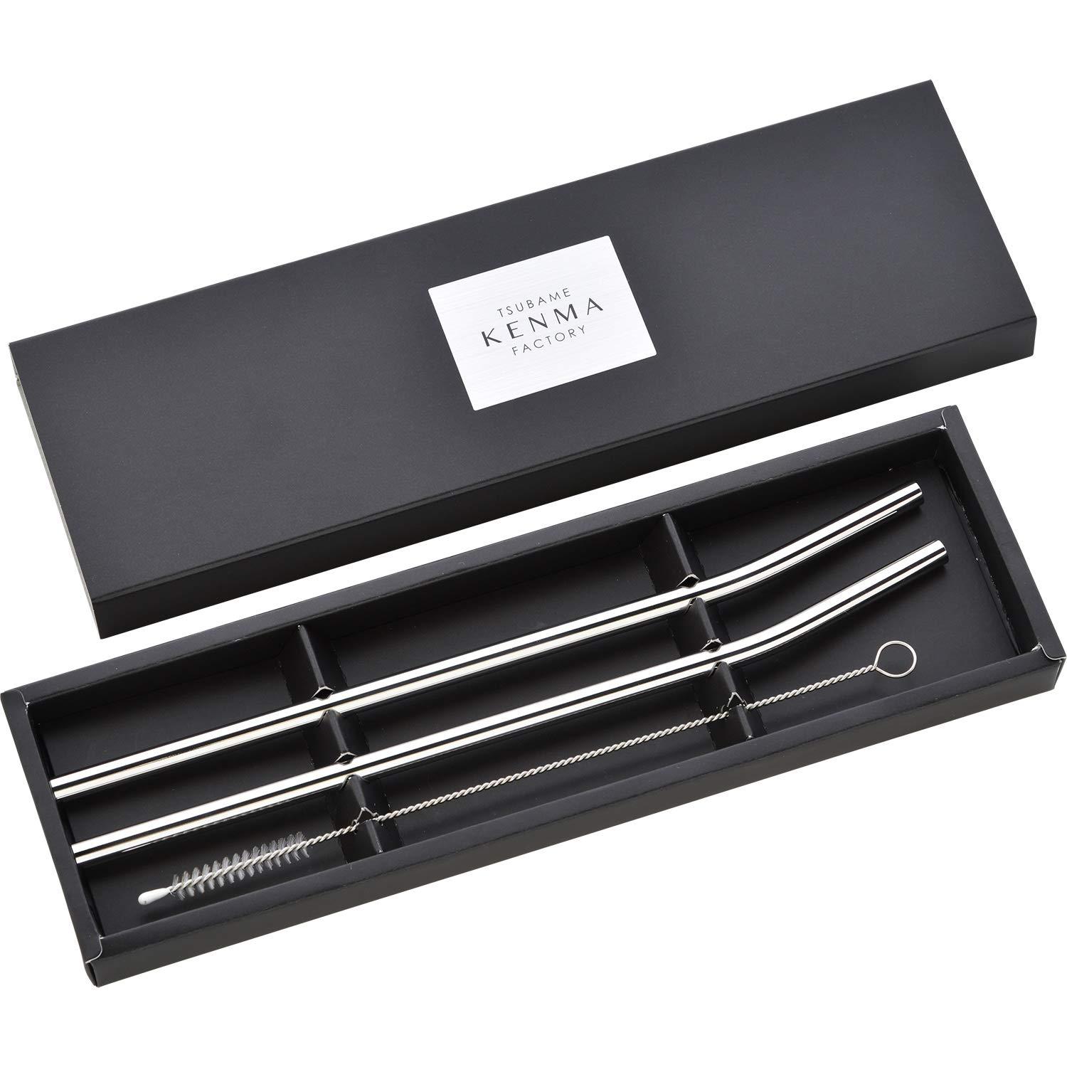 和平フレイズ 燕研磨ファクトリー ステンレスストロー2本組 ME-7160