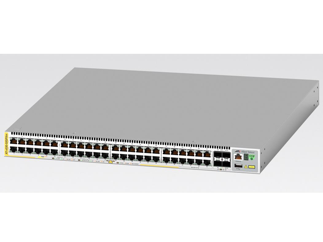 饤ɥƥ쥷 AT-x530-52GPXm[10/100/1000BASE-Tx40(PoE-OUT)100/1000/2.5G/5GBASE-Tx8(PoE-OUT)SFP+åx4](4042R)