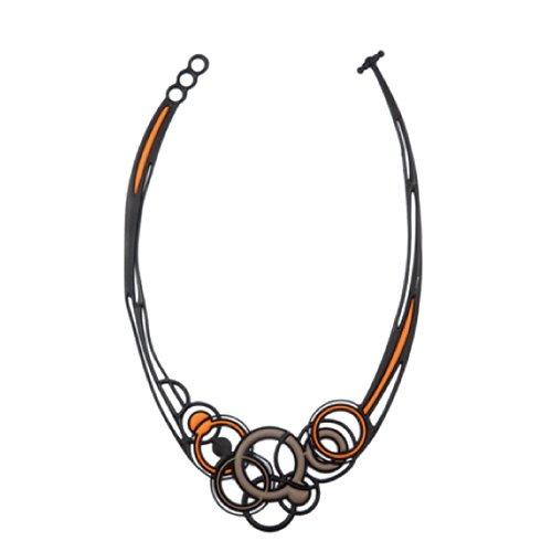 メテックス バチュカーダ ネックレス サターン オレンジ＆グレー (1475947)