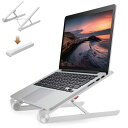 ELECOM エレコム ノートPCスタンド 折りたたみコンパクト 2段階角度調整 〜15.6インチノートPC ホワイト PCA-LTSC2WH(2)