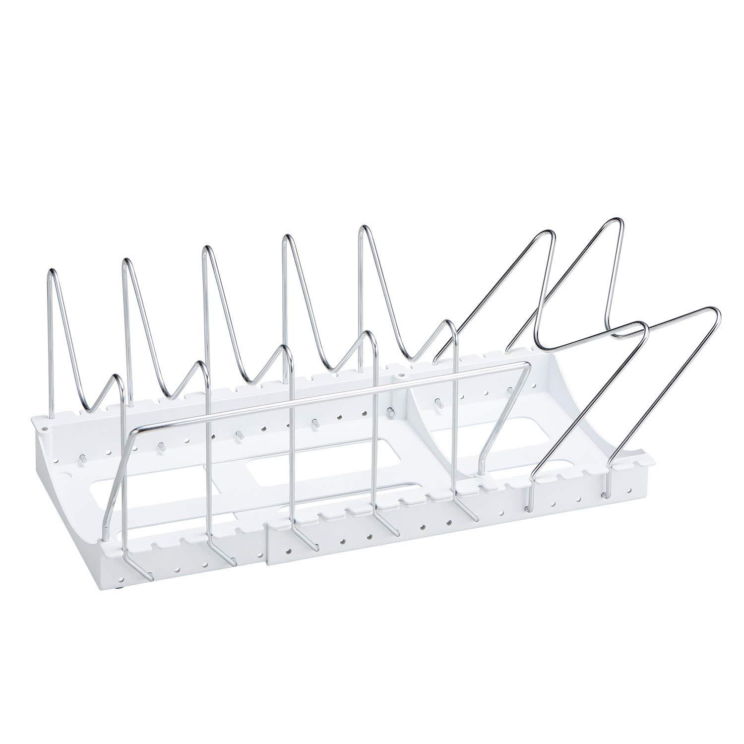 ベルカ(Belca) Belca(ベルカ) フライパン・鍋・ふたスタンド 2WAY 伸縮タイプ ホワイト PFN-NS (1500827)