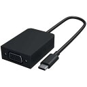 MICROSOFT マイクロソフト 【法人限定商品となりますので、ご注文時に必ず納品先法人名の記載をお願い致します。】USB-C - VGAアダプター HFT-...