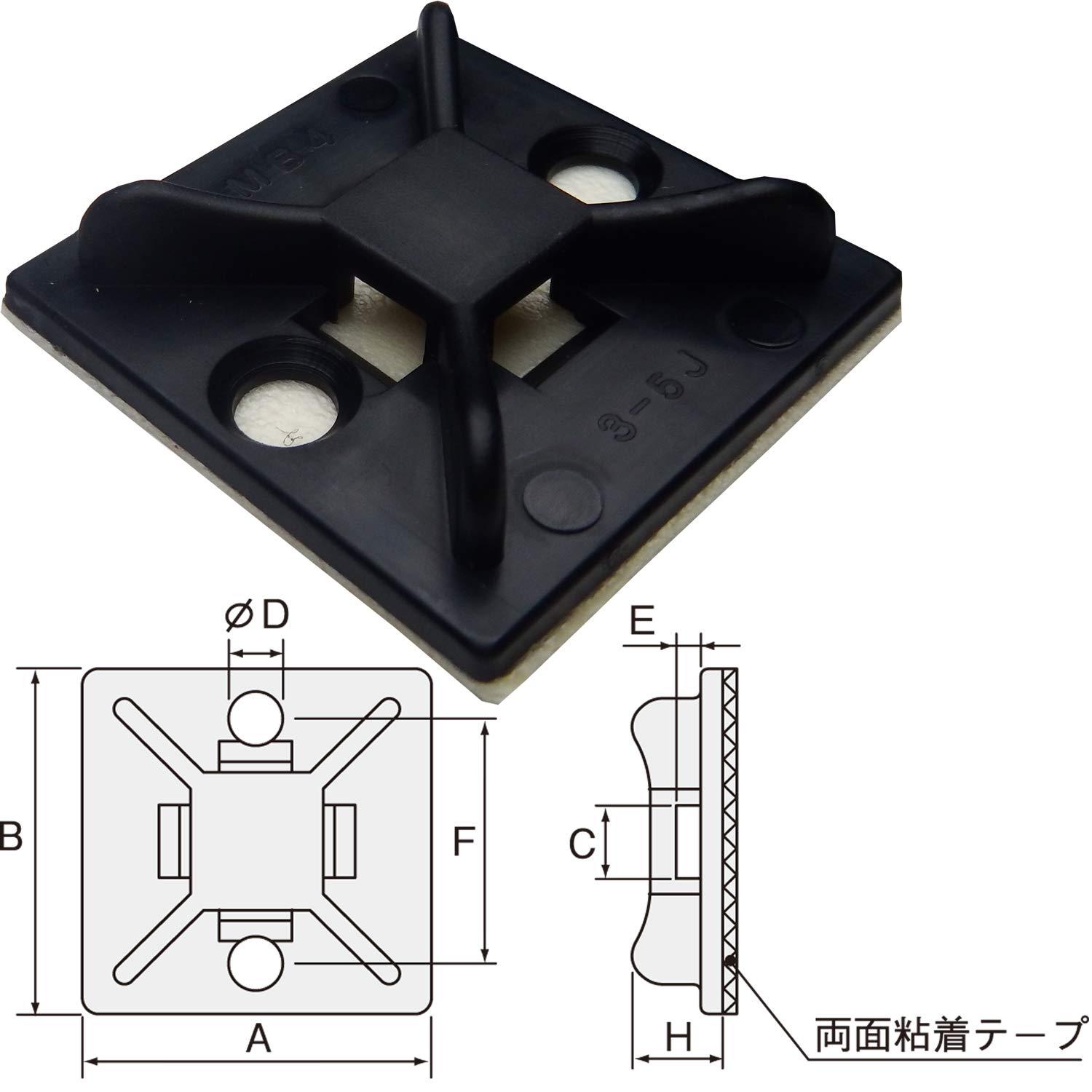 ヘラマンタイトン MB4A-B-JB クロ 100コ
