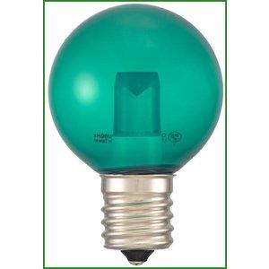 Other - OHM オーム電機 OHM LEDミニボール球装飾用 G40/E17/1.2W/6lm/クリア緑色 LDG1G-H-E17 13C (1518086)