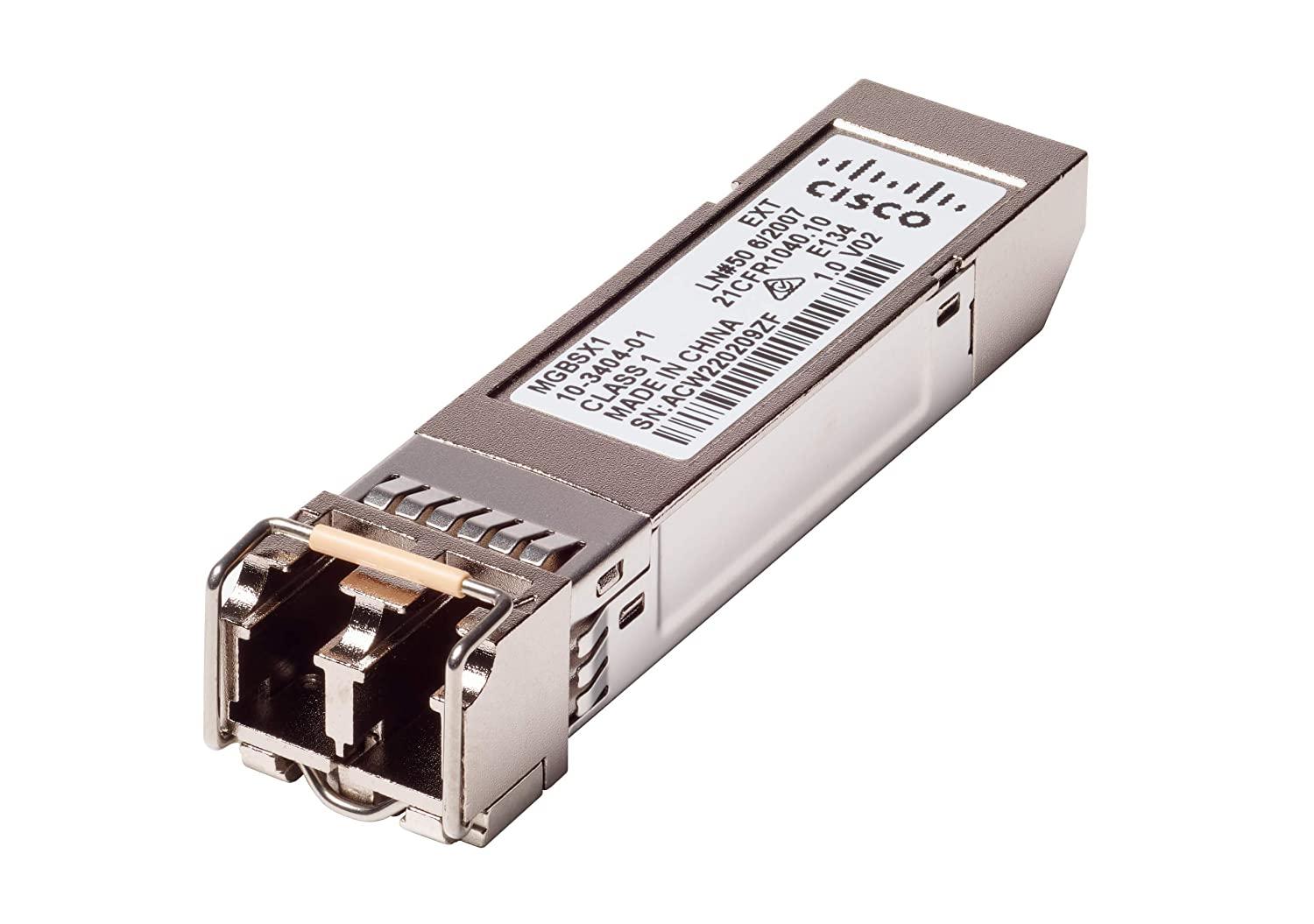 Cisco Systems MGBSX1 ギガビットイーサーネット SX Mini-GBIC SFP トランシーバ(MGBSX1)