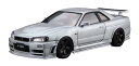 アオシマ文化教材社 05831 1/24 ニスモBNR34 スカイラインGT-R Zチューン '04