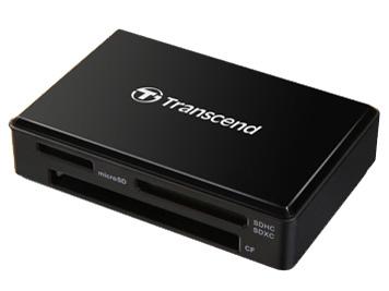 トランセンドジャパン All-in-1 Multi Memory Card Reader USB 3.0/3.1 Gen 1 Black(TS-RDF8K2)