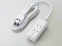 ELECOM エレコム 磁石タップ 3個口(内3ピン1) 2m ホワイト T-KM01-2320WH 1個