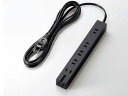 ELECOM エレコム エレコム T-KM01-2630BK スタンダード雷・超強力タップ 6口 3m(T-KM01-2630BK)